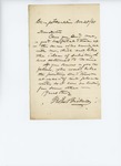 1861-11-28 Surgeon George Brickett requests a new hospital steward by George E. Brickett