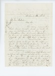 1861-11-30 Charles B. Merrill writes Gov. Washburn regarding the case of Jonathan Dow vs. Josiah Heald by Charles B. Merrill