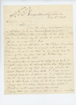 1861-12-05 Captain Henry R. Millett recommends J. H. Davis for promotion by Henry R. Millett