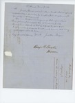 1861-12-07  Jonathan Morgan requests addresses of Joseph Adams and Dr. Benjamin Buxton