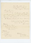 1861-12-10 Special Order 325 discharging Lieutenant William Merrill by War Department