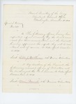1861-12-10  Special Order 325 discharging Lieutenant Robert J. McPherson and William Merrill