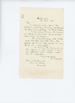 1861-12-19 W.S. Heath writes Governor Washburn regarding Colonel Jackson's order to report to Headquarters by W. S. Heath