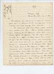 1862-01-13 Lieutenant Colonel W.S. Heath writes Governor Washburn regarding the regiment by William S. Heath