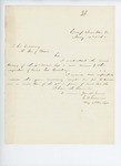 1862-01-14 Major E.A. Scamman requests commission as Lieutenant Colonel of the 9th Regiment by E. A. Scamman