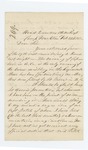 1862-02-24  Colonel Jackson writes Governor Washburn regarding vacancies