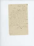 1862-02-25 Moses Staples writes for pay on behalf of Thomas B. Stone by Moses Staples