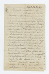 1862-03-22 Captain George Patch of Company G writes Governor Washburn of his difficulty with Colonel Jackson by George Patch