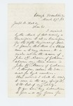 1862-03-27  Chaplain John R. Adams requests correction to his misspelled name