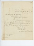 1862-05-12 Colonel Jackson requests the promotion of E.M. Robinson to 1st Lieutenant by Nathaniel Jackson