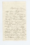1862-06-20 George A. Warren writes for a furlough on behalf of David Smith, drum major by George A. Warren