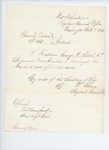 1862-07-07  Special Order 155 (Extract) discharging Captain George W. Patch from service