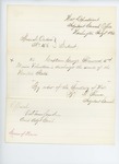 1862-07-08  Special Order 156 (Extract) discharging Captain George Sherwood from service