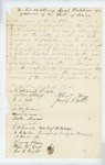 1862-07-14 Nathaniel Pease and others petition for a commission for Robert Kendall by Nathaniel Pease