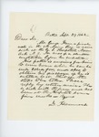 1862-09-29  D. Hammond of Bethel inquires about a discharge for George Howe