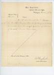 1862-10-07  Special Order 281 discharging Lieutenant George Atwood to allow him to accept position as Adjutant of the 24th Maine Regiment