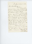 1862-10-08  F. R. Harris writes Governor Washburn for a promotion for his brother A.P. Harris