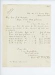 1862-10-22  Lieutenant Colonel Scamman informs General Hodsdon of dates of commissions