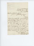 1862-11-10  Robert B. Kendall requests a commission