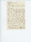 1862-12-12  A.B. Thompson writes General Hodsdon regarding Clinton G. Clark