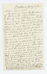 1862-07-18  Charles Holders requests discharge for James A. Day of Company B, whose mother is ill