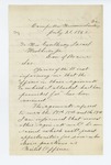 1862-07-21  Captain A.S. Daggett requests promotion to field officer in a new regiment