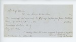 1862-07-26  Daniel Elliot forwards receipt for Dr. James Walker's expenses for travel from Maine to Virginia