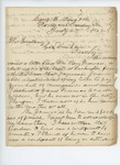1862-07-27  Lieutenant William Stevens writes Governor Washburn about his difficulty obtaining payment