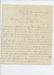 1862-07-27  Jacob Frick and others petition for promotion of Quarter Master William Fenderson