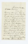 1862-07-29  James Pliny recommends Sergeant Charles Patrick for promotion