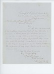 1862-07-30  Henry R. Millett recommends Private Levi Hall for commission as 2nd Lieutenant for meritorious conduct