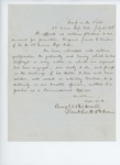 1862-07-31  Lieutenant George Bicknell recommends Sergeant James Sanborn for promotion