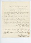 1862-08-13  Colonel Jackson recommends Captain A.S. Daggett for promotion