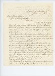 1863-01-05  Chaplain John Adams recommends Thomas Wentworth to Governor Coburn