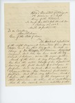 1863-02-11  Brigade Medical Director Norman Barnes recommends promotion of Dr. Francis Warren
