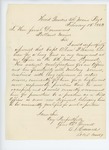 1863-02-12  Lieutenant Colonel C.S. Edwards recommends Captain Alburn P. Harris for promotion as Field Officer in a new regiment