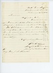 1863-02-13  William Riggs, Hospital Steward, requests his bounty payment