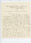 1863-02-12  Captain Manning recommends Sergeant Fenderson for Quarter Master