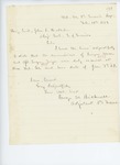 1863-02-13  Adjutant George W. Bicknell acknowledges commissions of Surgeons Warren and Noyes