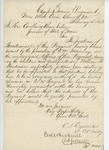 1863-02-16  Officers of the regiment recommend W.B. Fenderson for promotion