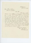 1863-02-25  William Haines recommends Frederic B. Nesbett for promotion