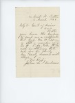 1863-03-06  John L. Andrews requests certificate for Corporal George W. Tappan