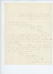1863-03-20  Captain A.S. Daggett of Company E requests promotion to Major