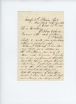 1863-03-28  Charles Wentworth requests a promotion