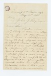 1863-05-13  John M. Swift writes John Perry for aid in obtaining a commission