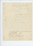 1863-08-21  Petition by Colonel Henry Millett and other officers for promotion of Lieutenant Nathan Walker