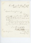 1863-09-02  Frank Thomas requests muster information about Lorestin Danforth of Company G