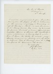 1863-10-09  E.A. Scamman requests position as commander of a Veteran Cavalry regiment