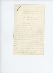 1864-01-14   S.P. Brackett inquires when the regiment's term of service expires