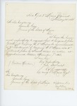 1864-01-20  Colonel Edwards requests a 2nd Lieutenant's commission for Sergeant John Goldthwait